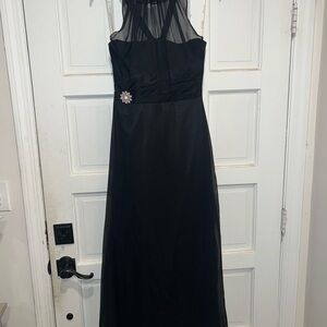 Chic Black Sleeveless Prom Dress
